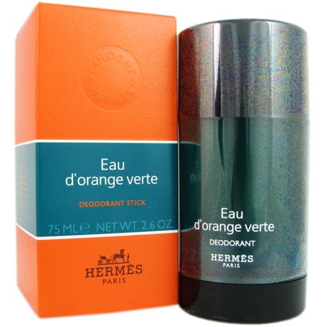 hermes terre dhermes deodorant stick|eau d'orange verte deodorant stick.